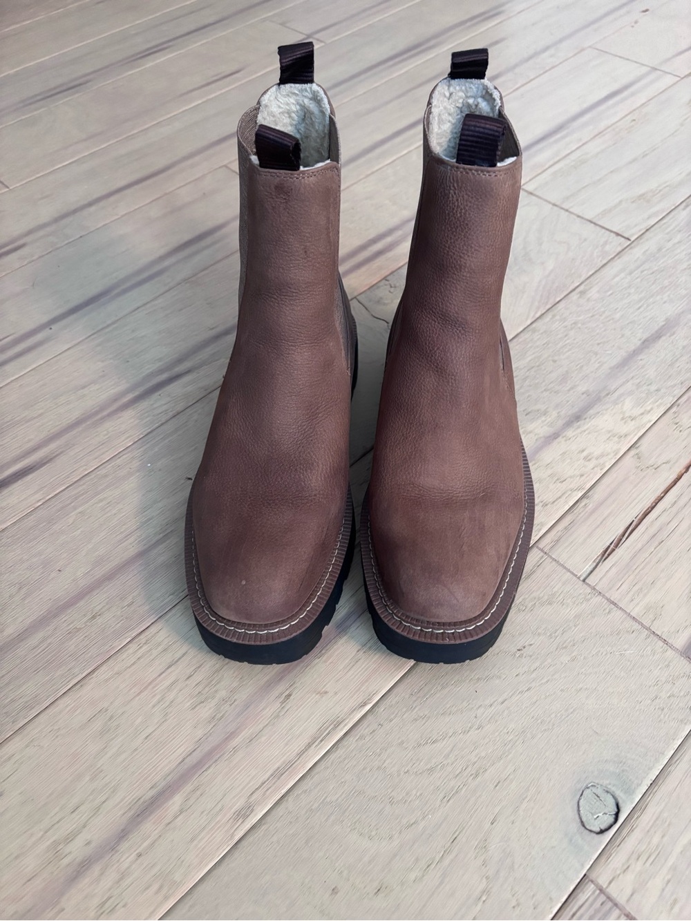 Sam Edelman Brown Laguna Chelsea-Style Winter Boots